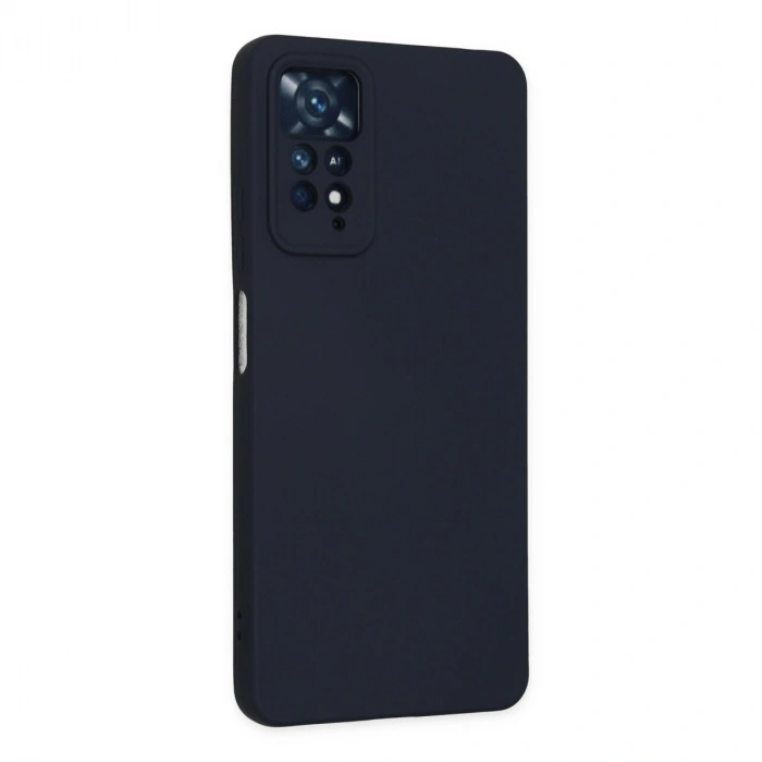 Xiaomi Redmi Note 11 Pro Kılıf Nano İçi Kadife Silikon - Lacivert