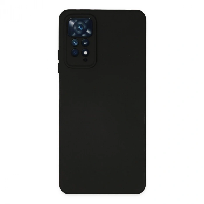 Xiaomi Redmi Note 11 Pro Kılıf Nano İçi Kadife Silikon - Siyah