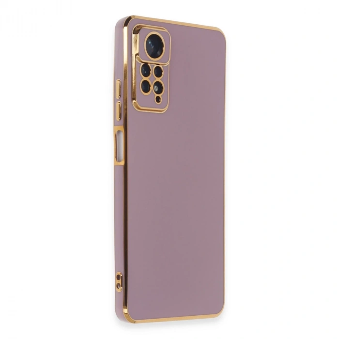 Xiaomi Redmi Note 12 Pro 4g Kılıf Volet Silikon - Mor