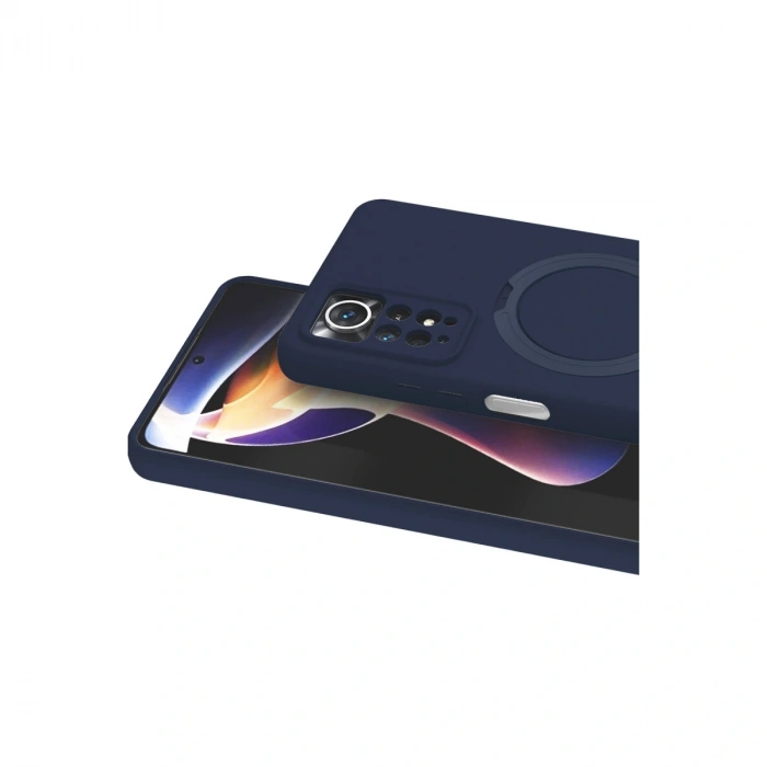 Xiaomi Redmi Note 12 Pro 4g Regal Magsafe Standlı Kapak - Lacivert