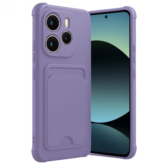 Xiaomi Redmi Note 14 4g Kelvin Kartvizitli Silikon - Lila