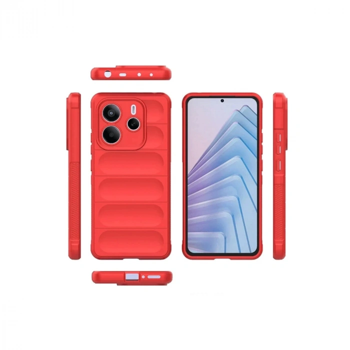 Xiaomi Redmi Note 14 4g Kılıf Optimum Silikon - Kırmızı