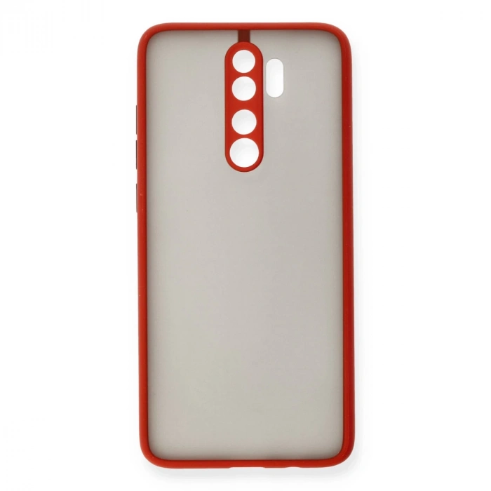 Xiaomi Redmi Note 8 Pro Kılıf Montreal Silikon Kapak - Kırmızı