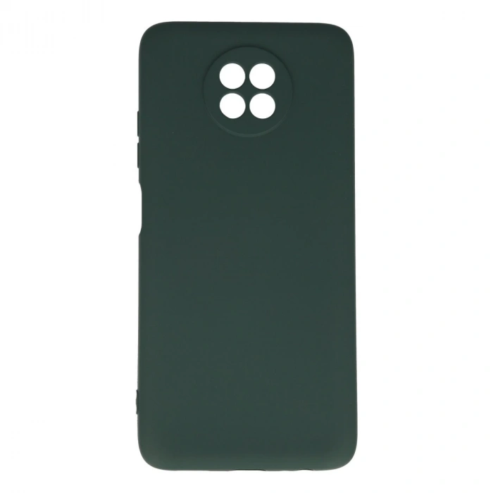 Xiaomi Redmi Note 9 5g Kılıf Nano İçi Kadife Silikon - Koyu Yeşil