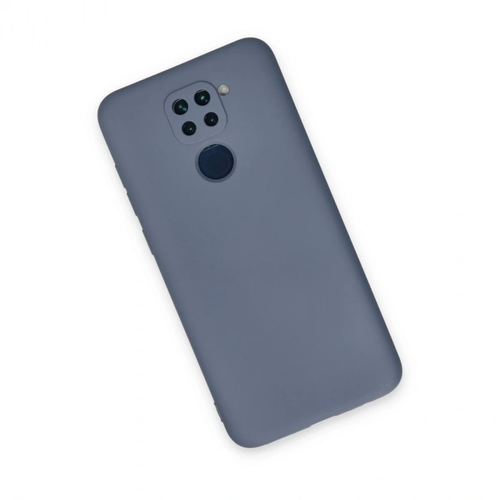 Xiaomi Redmi Note 9 Kılıf Nano İçi Kadife Silikon - Gri