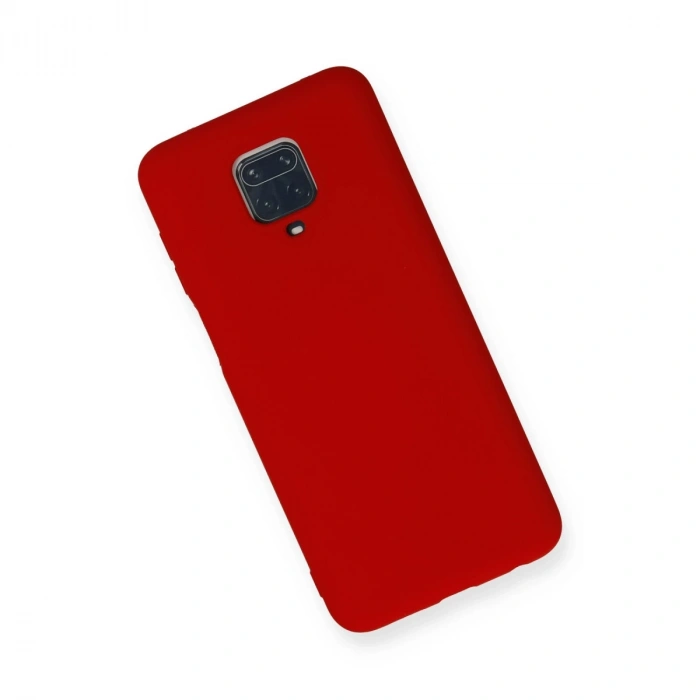 Xiaomi Redmi Note 9 Pro Kılıf Nano İçi Kadife Silikon - Kırmızı