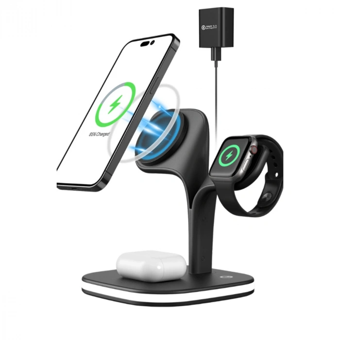 Ym-ud22 Kablosuz Şarj Masaüstü Set - Siyah