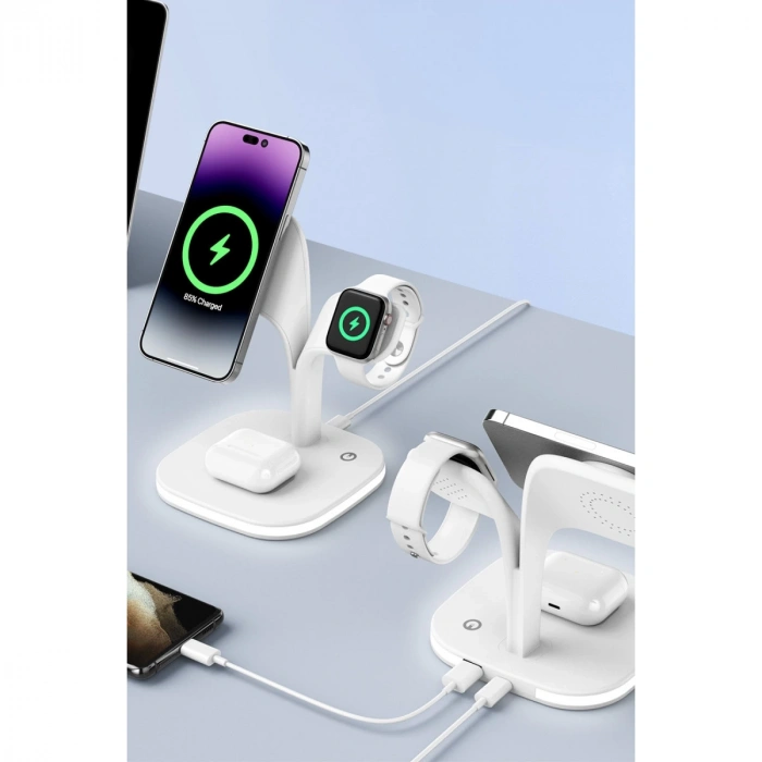 Ym-ud22 Kablosuz Şarj Masaüstü Set - Siyah