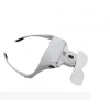 5 Lens 1.0x3.5x, 2led Işıklı  Ile Ayarlanabilir Gözlük Büyüteç9892b2
