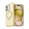 Apple İphone 12 Live Diamond Magsafe Kapak - Sarı