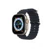 Apple Watch Ultra 49mm Alüminyum Kasa Cam Ekran Koruyucu - Siyah