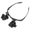 Gözlük Modeli 10x 15x 20x 25x Lens,2led Işıklı,büyüteç