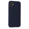 İphone 11 Kılıf Nano İçi Kadife Silikon - Lacivert