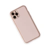 İphone 11 Pro Kılıf Coco Deri Silikon Kapak - Pudra