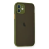 İphone 12 Mini Kılıf Montreal Silikon Kapak - Açık Yeşil