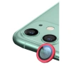 İphone 12 Mini Raze Metal Kamera Lens - Kırmızı