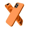 İphone 12 Pro Kılıf First Silikon - Turuncu