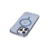 İphone 13 Pro Max Kılıf Tron Şeffaf Magsafe Kapak - Mavi