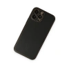 İphone 14 Pro Kılıf Coco Deri Silikon Kapak - Siyah