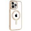 İphone 14 Pro Max Kılıf Kronos Magsafe Kapak - Gold