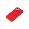 İphone 15 Kılıf Nano İçi Kadife Silikon - Kırmızı