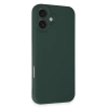 İphone 16 Plus Kılıf First Silikon - Koyu Yeşil