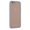 İphone 6 Kılıf Montreal Silikon Kapak - Gri