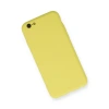 İphone 6 Kılıf Nano İçi Kadife Silikon - Sarı