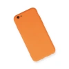 İphone 6 Kılıf Nano İçi Kadife Silikon - Turuncu