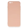 İphone 6 Plus Kılıf Nano İçi Kadife Silikon - Pudra