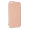 İphone 6 Plus Kılıf Nano İçi Kadife Silikon - Pudra