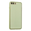 İphone 7 Plus Kılıf Coco Deri Silikon Kapak - Açık Yeşil