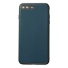 İphone 7 Plus Kılıf Coco Deri Silikon Kapak - Mavi