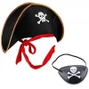 Kaptan Jack Çocuk Korsan Şapkası Ve Göz Bandı Seti