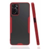 Oppo A96 Kılıf Platin Silikon - Kırmızı