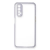 Realme 7 Kılıf Miami Şeffaf Silikon - Lila