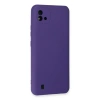 Realme C11 2021 Kılıf Nano İçi Kadife Silikon - Mor