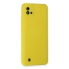 Realme C11 2021 Kılıf Nano İçi Kadife Silikon - Sarı