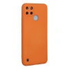 Realme C25y Kılıf Nano İçi Kadife Silikon - Turuncu