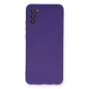 Samsung Galaxy A03s Kılıf Nano İçi Kadife Silikon - Mor