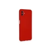 Samsung Galaxy A04 Kılıf Nano İçi Kadife Silikon - Kırmızı