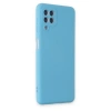 Samsung Galaxy A22 Kılıf Nano İçi Kadife Silikon - Mavi
