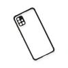 Samsung Galaxy A71 Kılıf Miami Şeffaf Silikon - Siyah