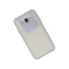 Samsung Galaxy J7 Kılıf Palm Buzlu Kamera Sürgülü Silikon - Lila