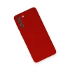Samsung Galaxy S21 Plus Kılıf Nano İçi Kadife Silikon - Kırmızı