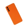 Samsung Galaxy S21 Plus Kılıf Nano İçi Kadife Silikon - Turuncu