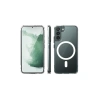 Samsung Galaxy S22 Kılıf Magneticsafe Şeffaf Silikon - Şeffaf