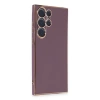 Samsung Galaxy S23 Ultra Kılıf Volet Silikon - Mor