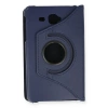 Samsung Galaxy T280 Tab A 7 Kılıf 360 Tablet Deri Kılıf - Lacivert