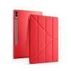 Samsung Galaxy X610 Tab S9 Fe Plus 12.4 Kılıf Kalemlikli Mars Tablet Kılıfı - Kırmızı